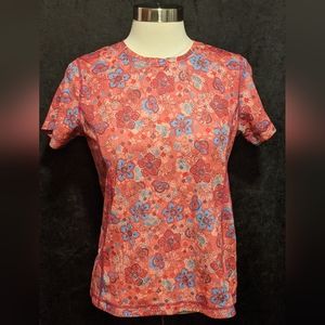 REI Pink Floral Tshirt- L (14-16)